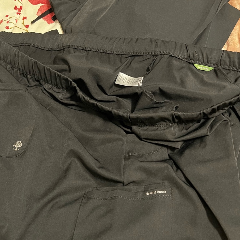 Healing Hands Black Scrub Pants - Picture 3 of 3
